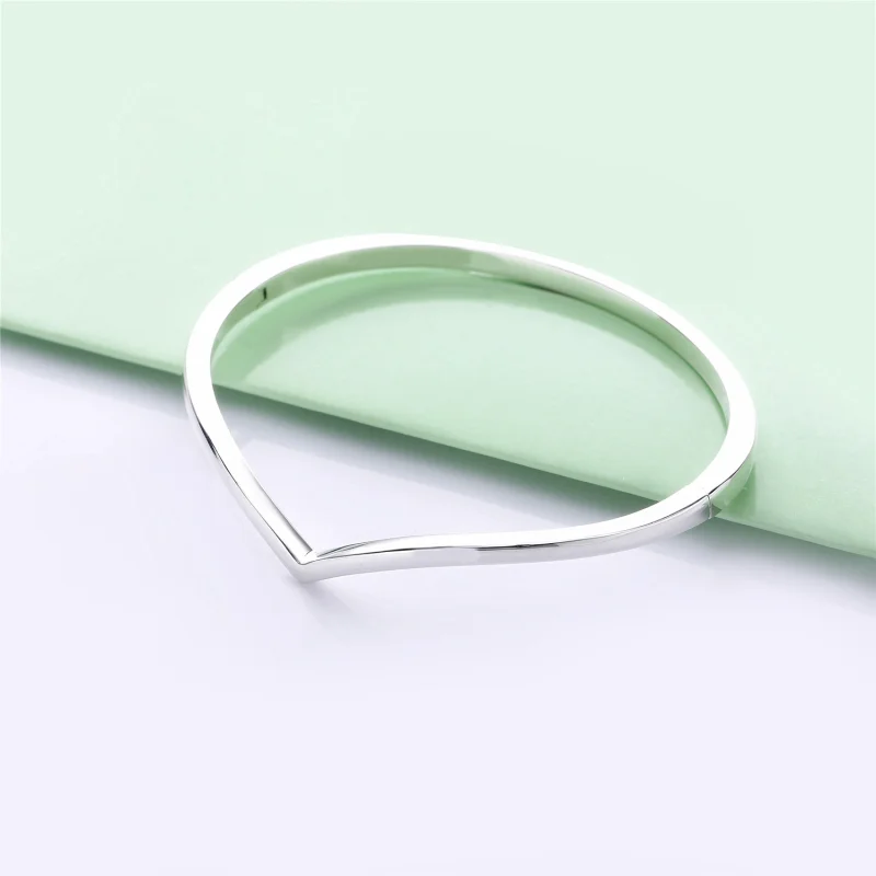 (imagem para) Bracelete Rígido PANDORA Chevron - 597791 - Visualizar 2