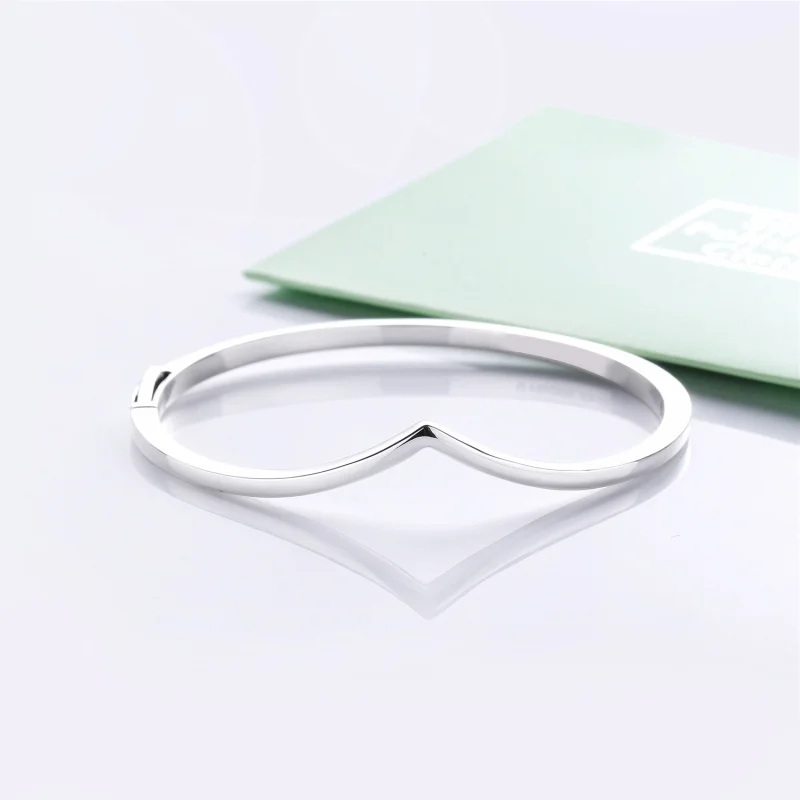 (imagem para) Bracelete Rígido PANDORA Chevron - 597791 - Visualizar 3