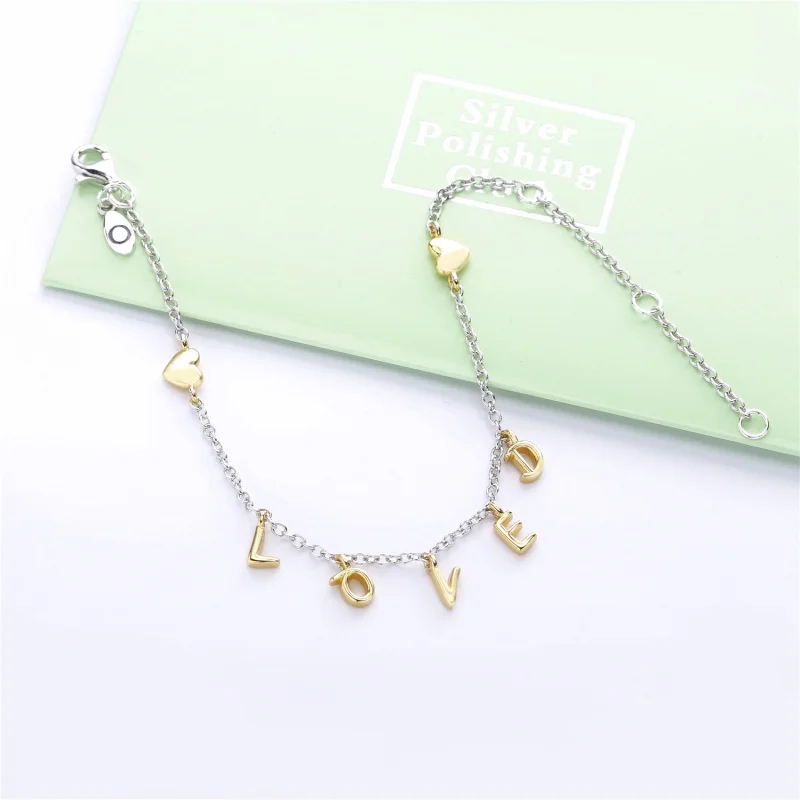 (imagem para) Pulseira pandora prata Você É Amada - Visualizar 2