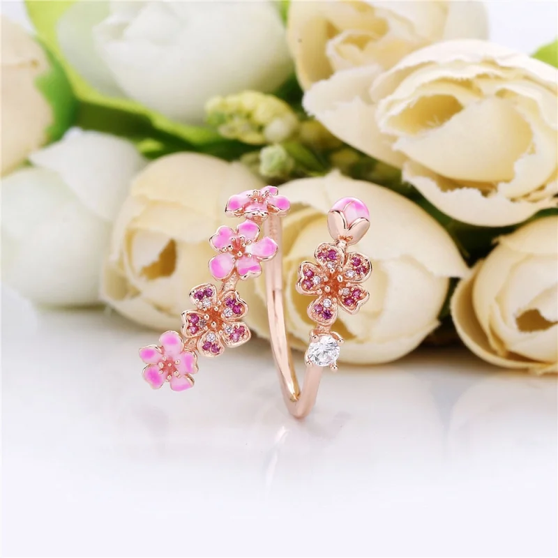 (imagem para) Anel Flor de Flor de Pêssego Pandora Rose - 188088NCCMX - Visualizar 2
