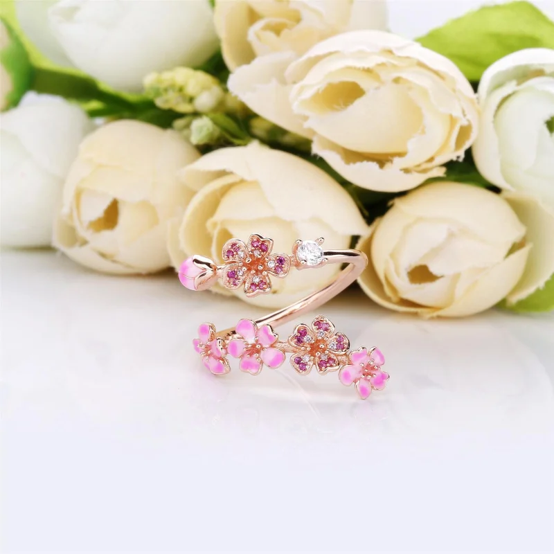 (imagem para) Anel Flor de Flor de Pêssego Pandora Rose - 188088NCCMX - Visualizar 3