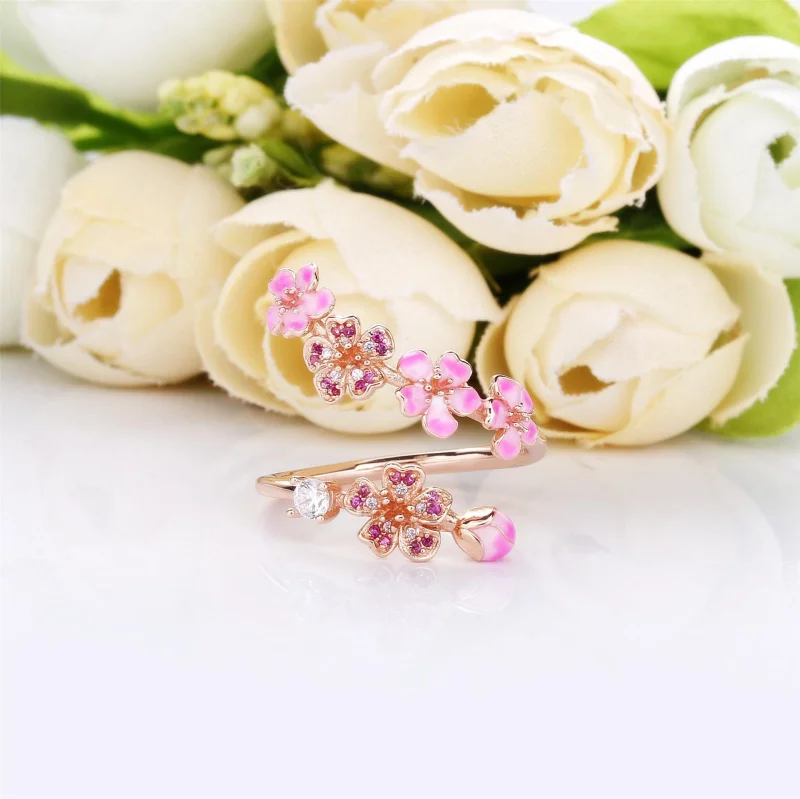 (imagem para) Anel Flor de Flor de Pêssego Pandora Rose - 188088NCCMX - Visualizar 4