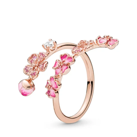 (imagem para) Anel Flor de Flor de Pêssego Pandora Rose - 188088NCCMX