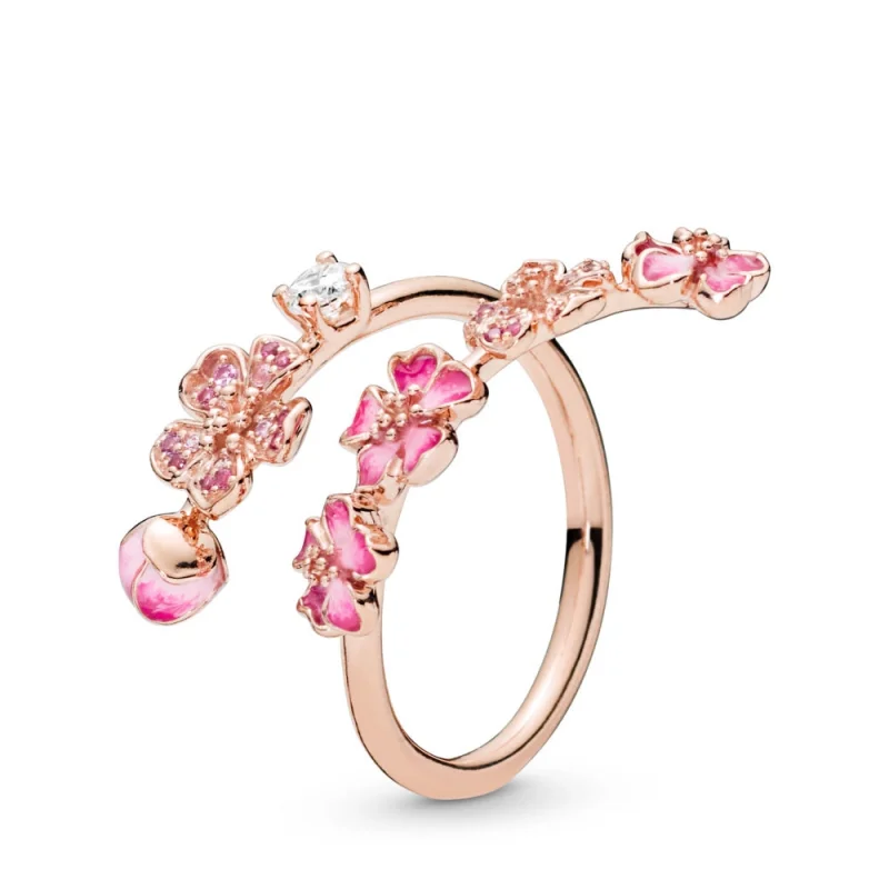(imagem para) Anel Flor de Flor de Pêssego Pandora Rose - 188088NCCMX