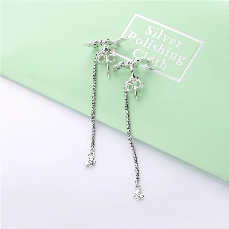 (imagem para) Brinco Borboletas bedazzling Pandora - 297964CZ - Visualizar 3