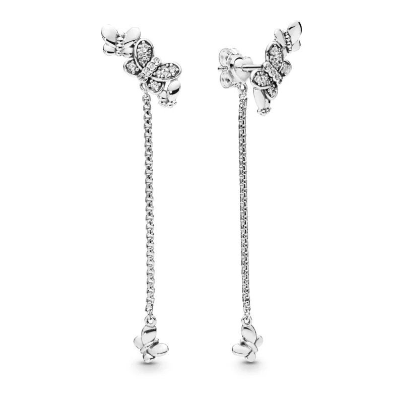 (imagem para) Brinco Borboletas bedazzling Pandora - 297964CZ