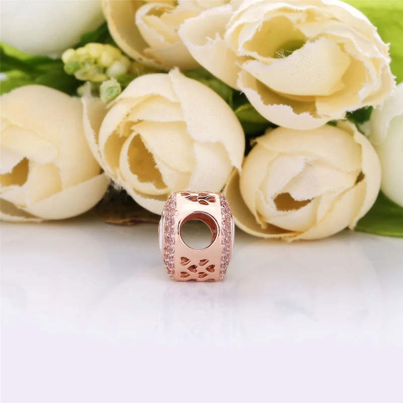 (imagem para) Charm Corações em Copas Pandora Rosa - 788097NPR - Visualizar 4