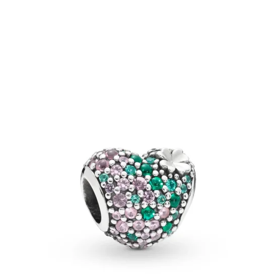 (imagem para) Charm Coração de Trevo Brilhante Pandora - 797869NRGMX