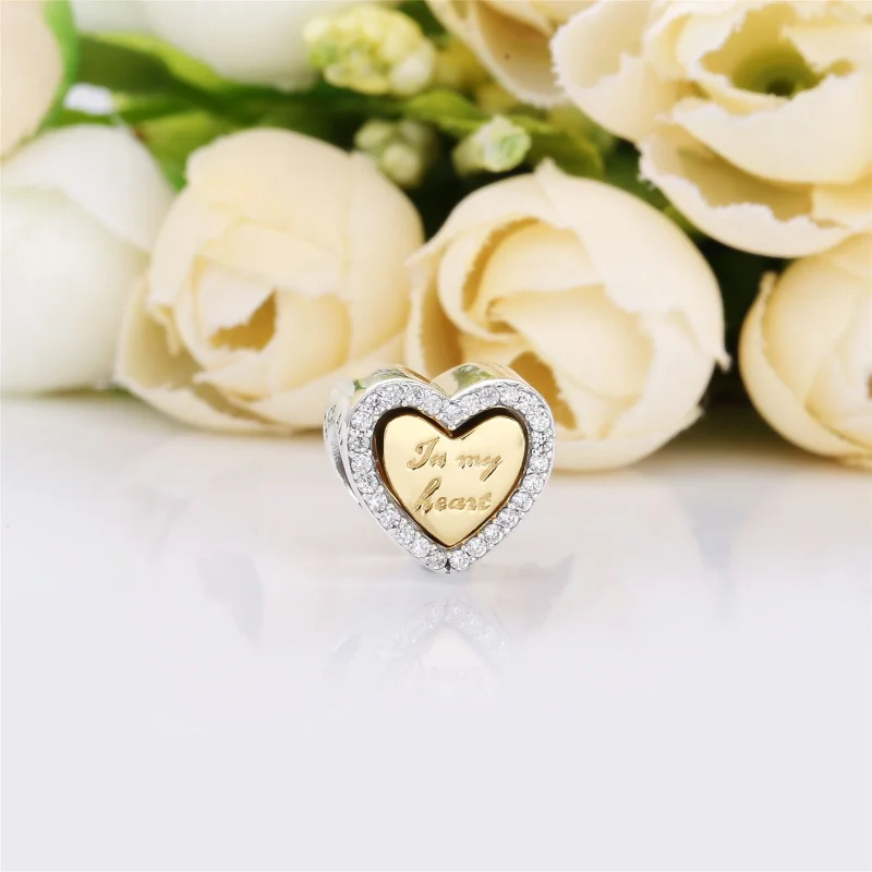 (imagem para) Charm Em Meu Coração Pandora - 767606CZ - Visualizar 2