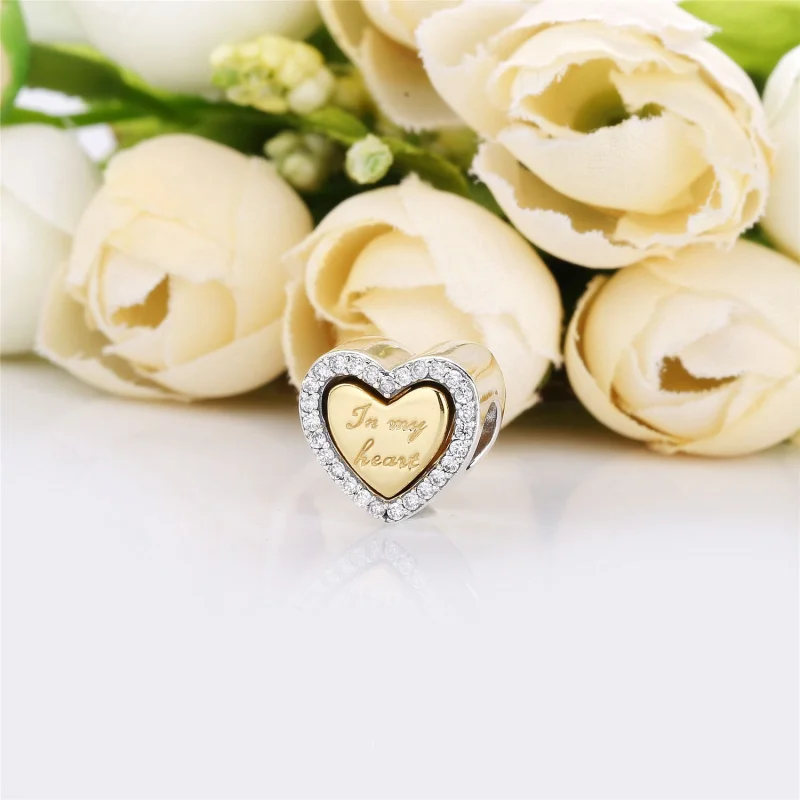 (imagem para) Charm Em Meu Coração Pandora - 767606CZ - Visualizar 3