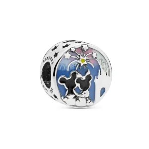 (imagem para) Charm Fogos de artifício de Mickey e Minnie Mouse Pandora - 7501057372417P
