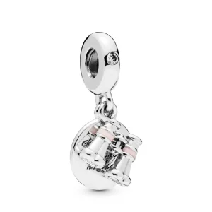 (imagem para) Charm Pendente Binóculos cardíacos Pandora - 798062CZ
