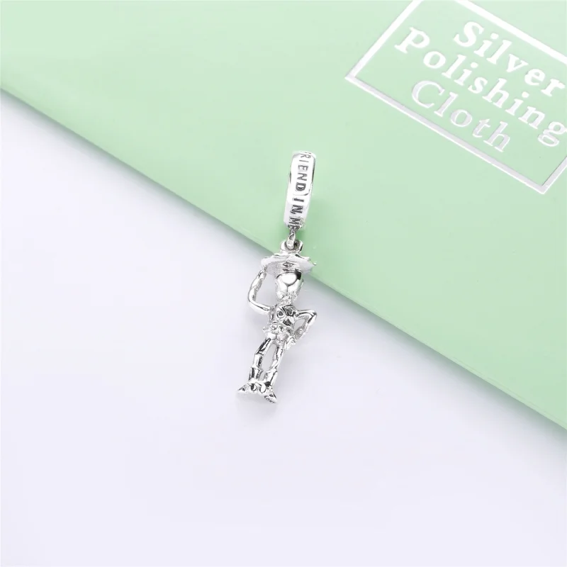 (imagem para) Charm Pendente Disney Pixar Woody Pandora - 798041ENMX - Visualizar 3