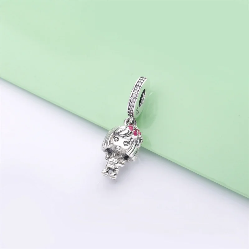 (imagem para) Charm Pendente Garota-flor chinesa Pandora - 798114SSP - Visualizar 2
