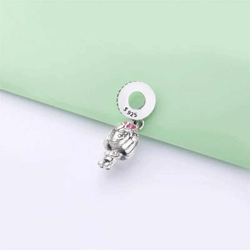 (imagem para) Charm Pendente Garota-flor chinesa Pandora - 798114SSP - Visualizar 4