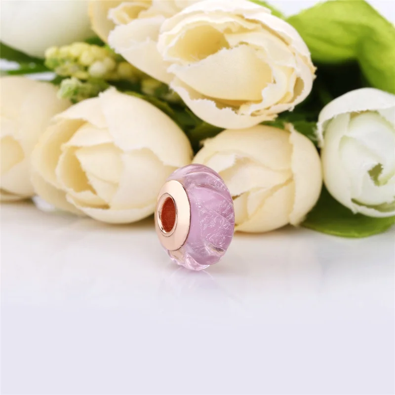 (imagem para) Charm Sulcos brilhantes Pandora Rosa - 788107 - Visualizar 2