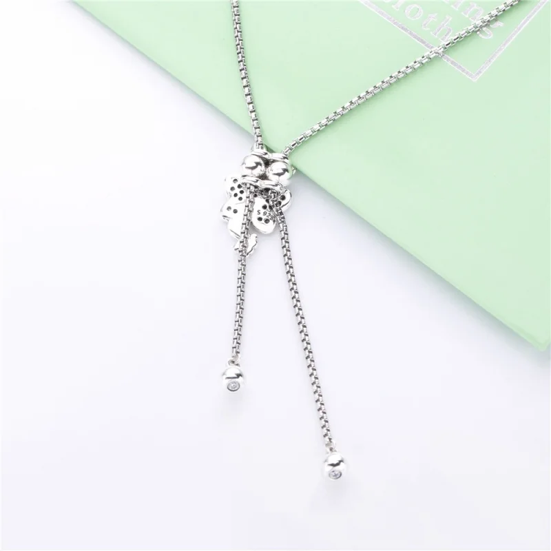 (imagem para) Colar Borboletas deslumbrantes e dançantes Pandora - 397911CZ - Visualizar 3