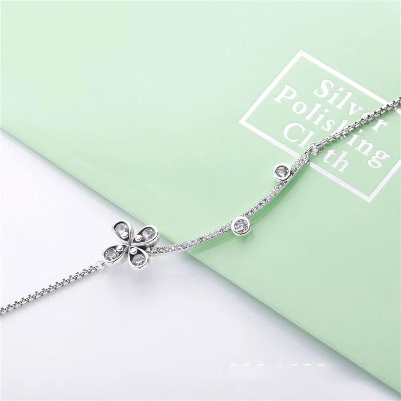 (imagem para) Colar Flor de quatro pétalas Pandora - 397956CZ - Visualizar 2