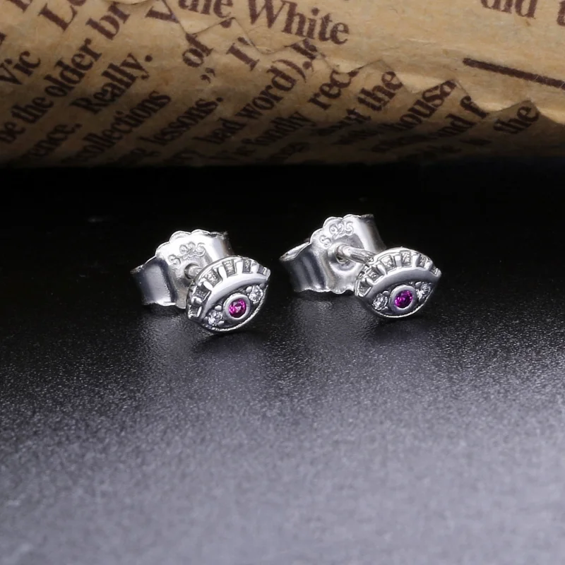 (imagem para) Brincos Petit Meu olho solteiro Pandora - 298554C01 - Visualizar 2