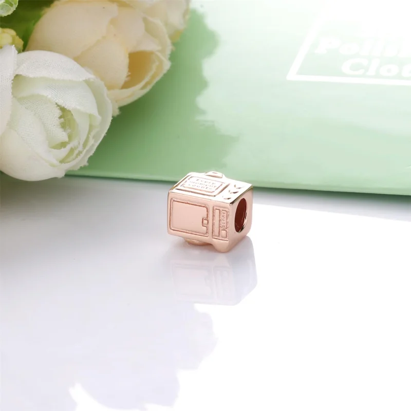 (imagem para) Charm Câmera Pandora Rosa - 787986CZ - Visualizar 4