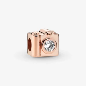 (imagem para) Charm Câmera Pandora Rosa - 787986CZ