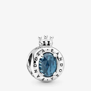 (imagem para) Charm Coroa Cintilante Azul O Pandora - 798266NMB