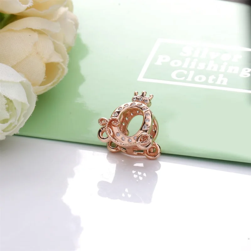 (imagem para) Charm Crown O Carruagem Pandora Rosa - 788129CZ - Visualizar 4