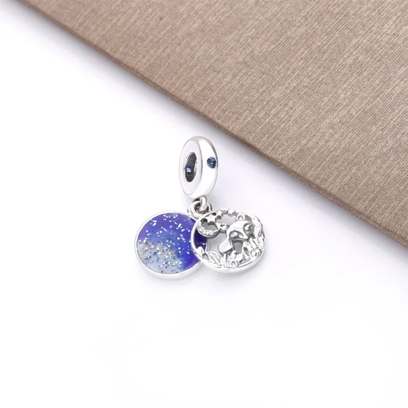 (imagem para) Charm Pendente Amigos Raposa E Coelho - 798239NMB - Visualizar 3