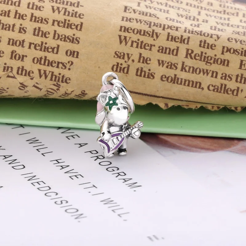 (imagem para) Charm Pendente Bruno, a Banda Punk Unicórnio Pandora - 798320ENMX - Visualizar 2