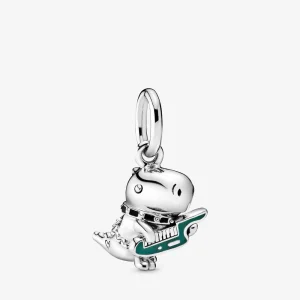 (imagem para) Charm Pendente Dino the Dinosaur Punk Band Pandora - 798297ENMX