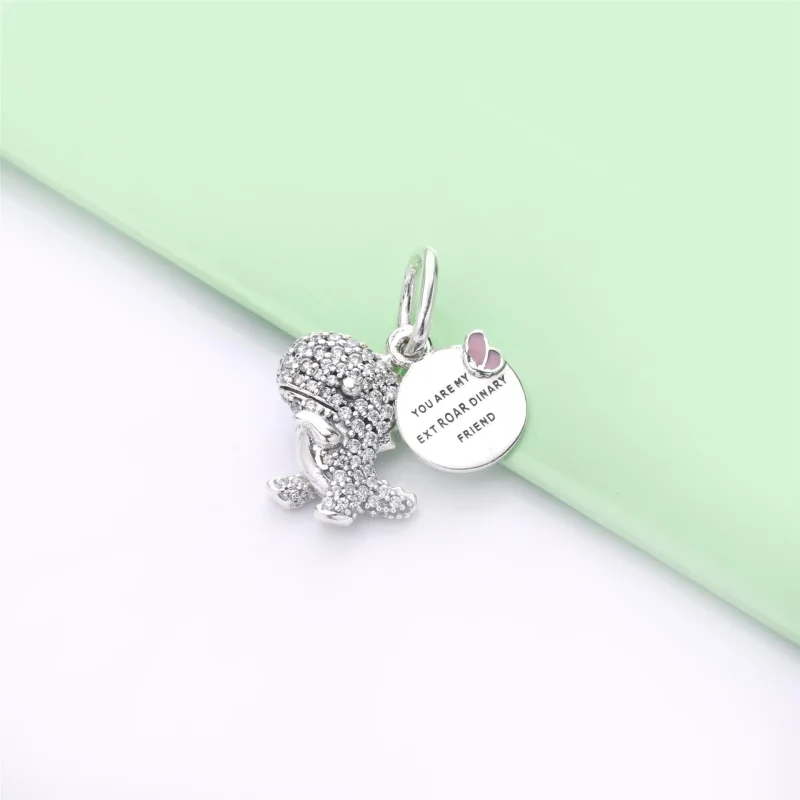 (imagem para) Charm Pendente Dinossauro Pavé Pandora - 798186CZ - Visualizar 2