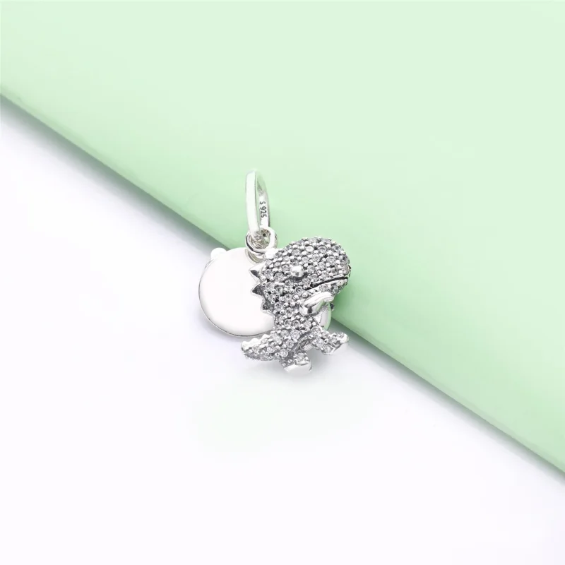 (imagem para) Charm Pendente Dinossauro Pavé Pandora - 798186CZ - Visualizar 3