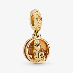 Charm Pendente Disney, Simba & Mufasa Sunset Pandora Shine - 768262ENMX (imagem para) Charm Pendente Disney, Simba & Mufasa Sunset Pandora Shine - 768262ENMX