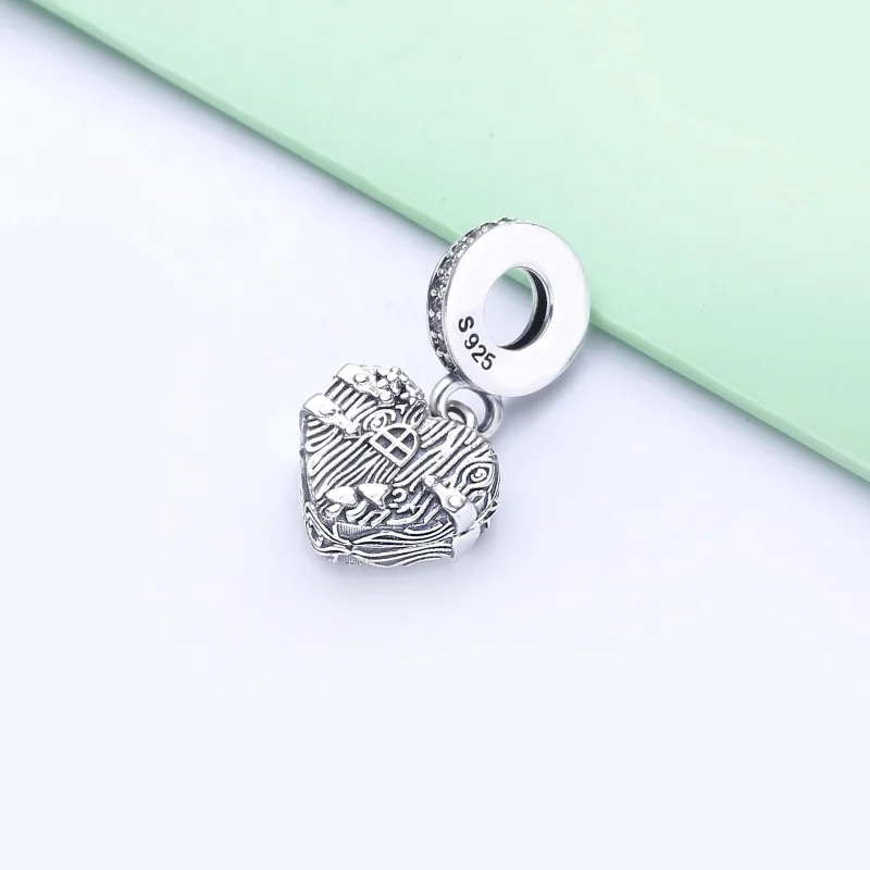 (imagem para) Charm Pendente Home Sweet Heart Pandora - 798284CZ - Visualizar 2