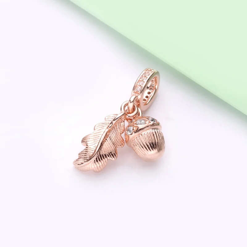 (imagem para) Charm Pendente Pandora Rose™ Fruto E Folha De Carvalho - 788248CZ - Visualizar 2