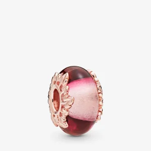 (imagem para) Charm Vidro Murano Rosa & Sai Pandora - 788244