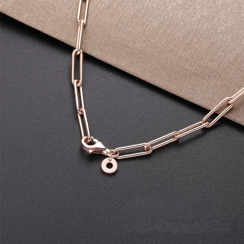(imagem para) Colar Corrente de Elo longo Pandora Rose - 388349 - Visualizar 3