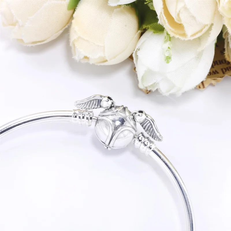 (imagem para) Bracelete Moments Pomo De Ouro - Harry Potter - 598619C00 - Visualizar 4