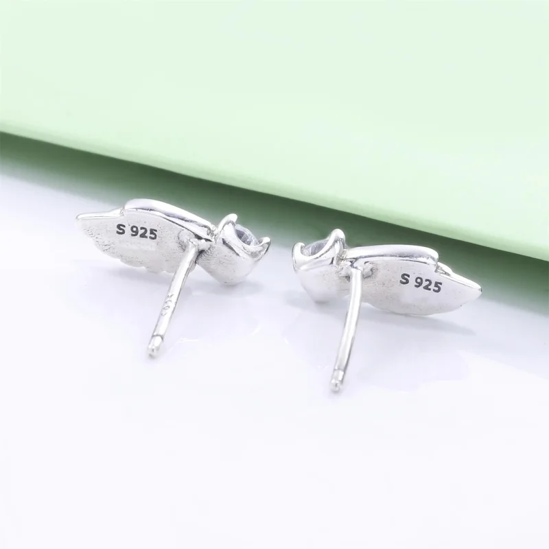 (imagem para) Brincos Sparkling Angel Wing Pandora - 298501C01 - Visualizar 3