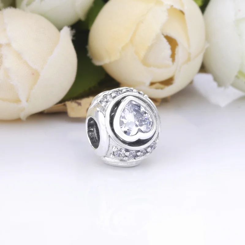(imagem para) Charm Coração Elevado Pandora - 798464C01 - Visualizar 2