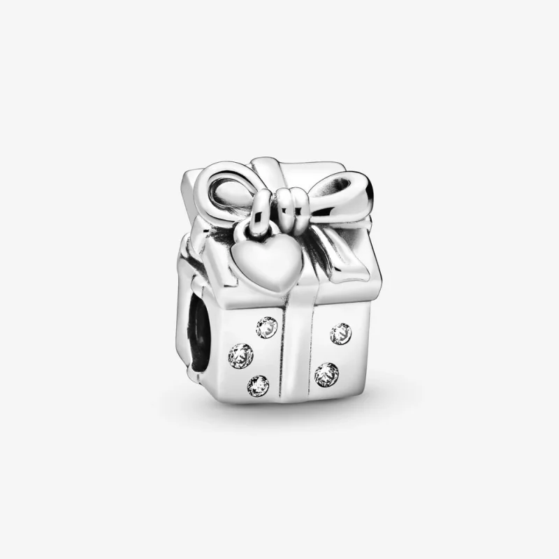 (imagem para) Charm Papai Noel em uma caixa de presentes Pandora - 798470C01 - Visualizar 2