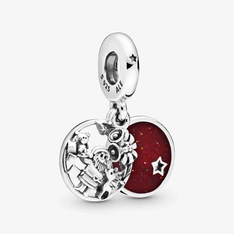 (imagem para) Charm Pendente Santa Amor Alegria da Paz Pandora - 798468C01 - Visualizar 2
