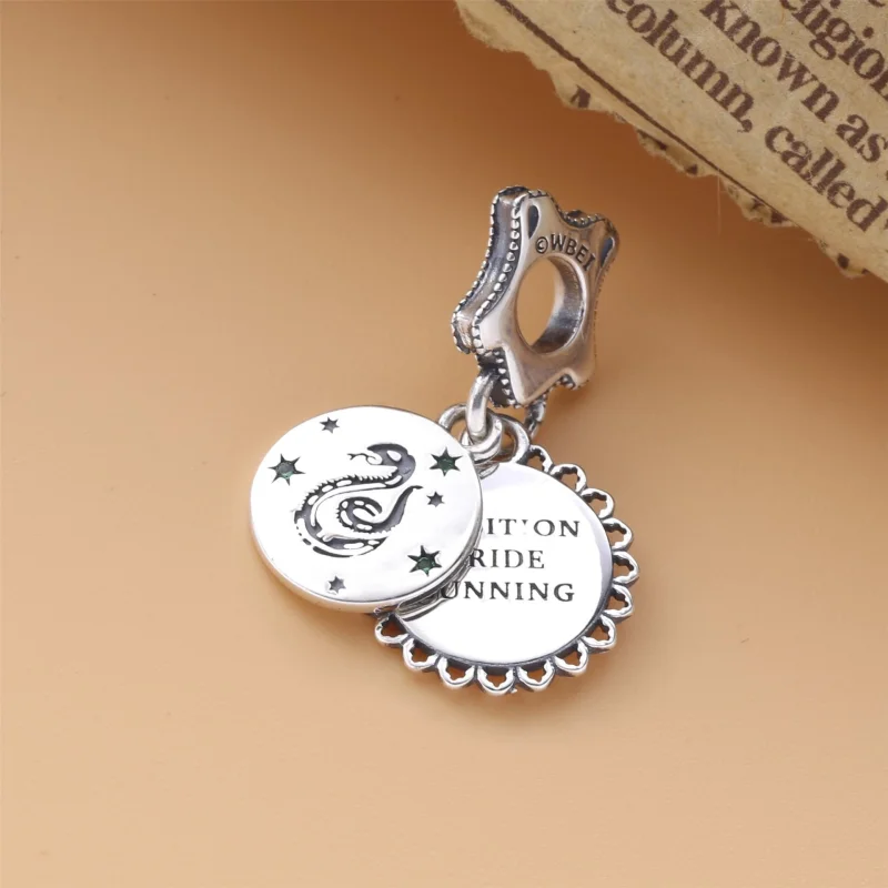 (imagem para) Charm Pendente Sonserina - Harry Potter - 798620C01 - Visualizar 2