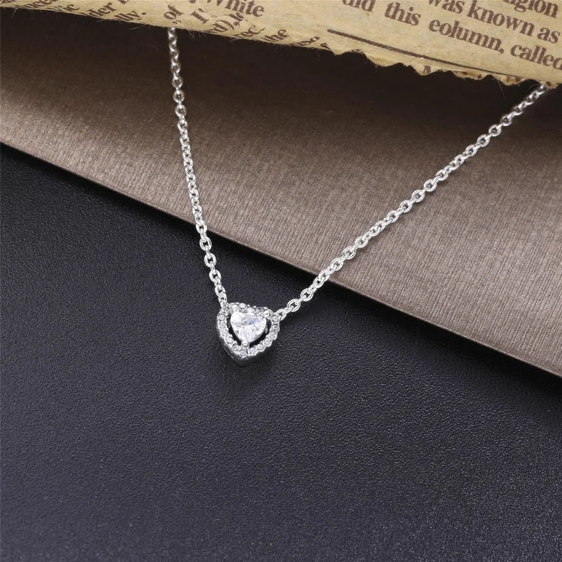 (imagem para) Colar Coração Elegância Eterna - 398425C01 - Visualizar 4