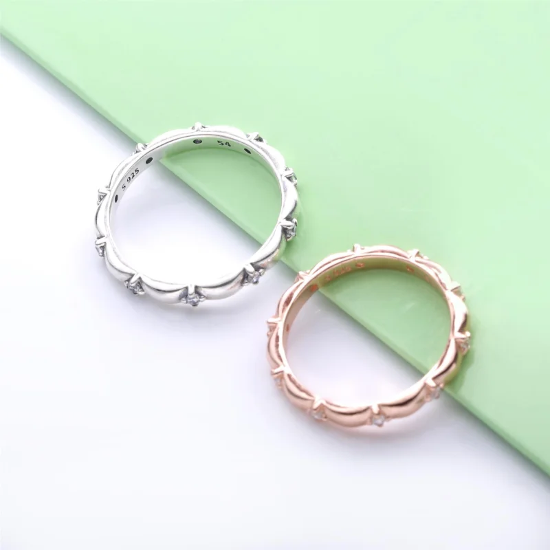 (imagem para) Anel Pétalas de Flores Pandora - 198791C01 - Visualizar 3