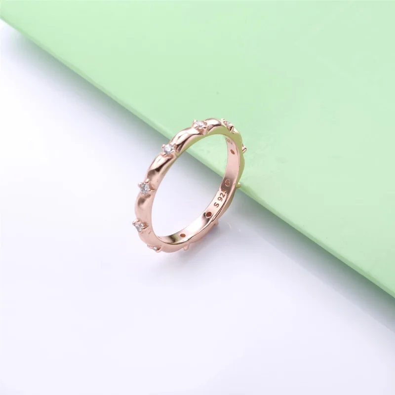 (imagem para) Anel Pétalas de Flores Pandora Rose - 188791C01 - Visualizar 2