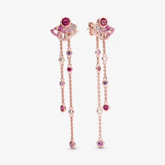(imagem para) Brinco Fã Rosa Pandora - 288190C01