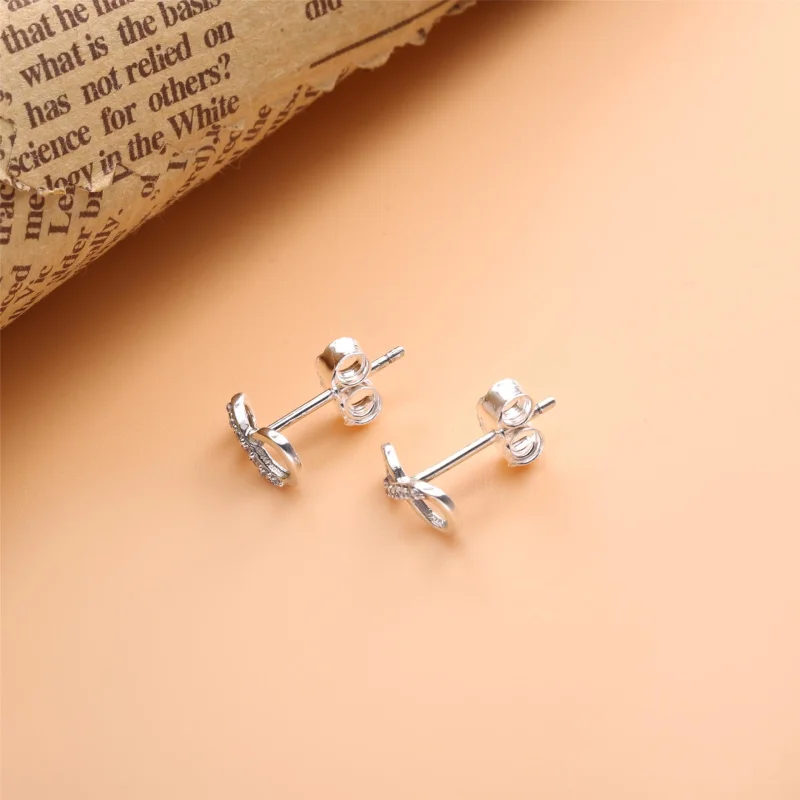 (imagem para) Brincos Sparkling Infinity Pandora - 298820C01 - Visualizar 2
