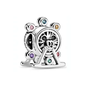(imagem para) Charm Disney, Roda gigante de diversão do Mickey Mouse Pandora - 798855C01