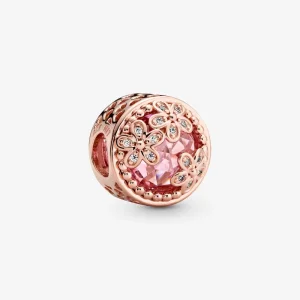 (imagem para) Charm Flor de Margarida Rosa Brilhante Pandora Rosa - 782055C01